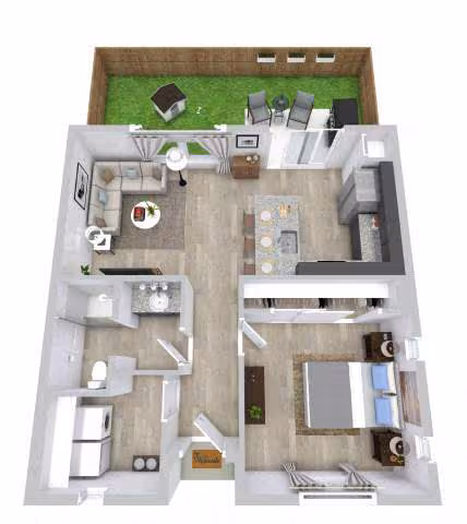 The Alcove 317 floor plan